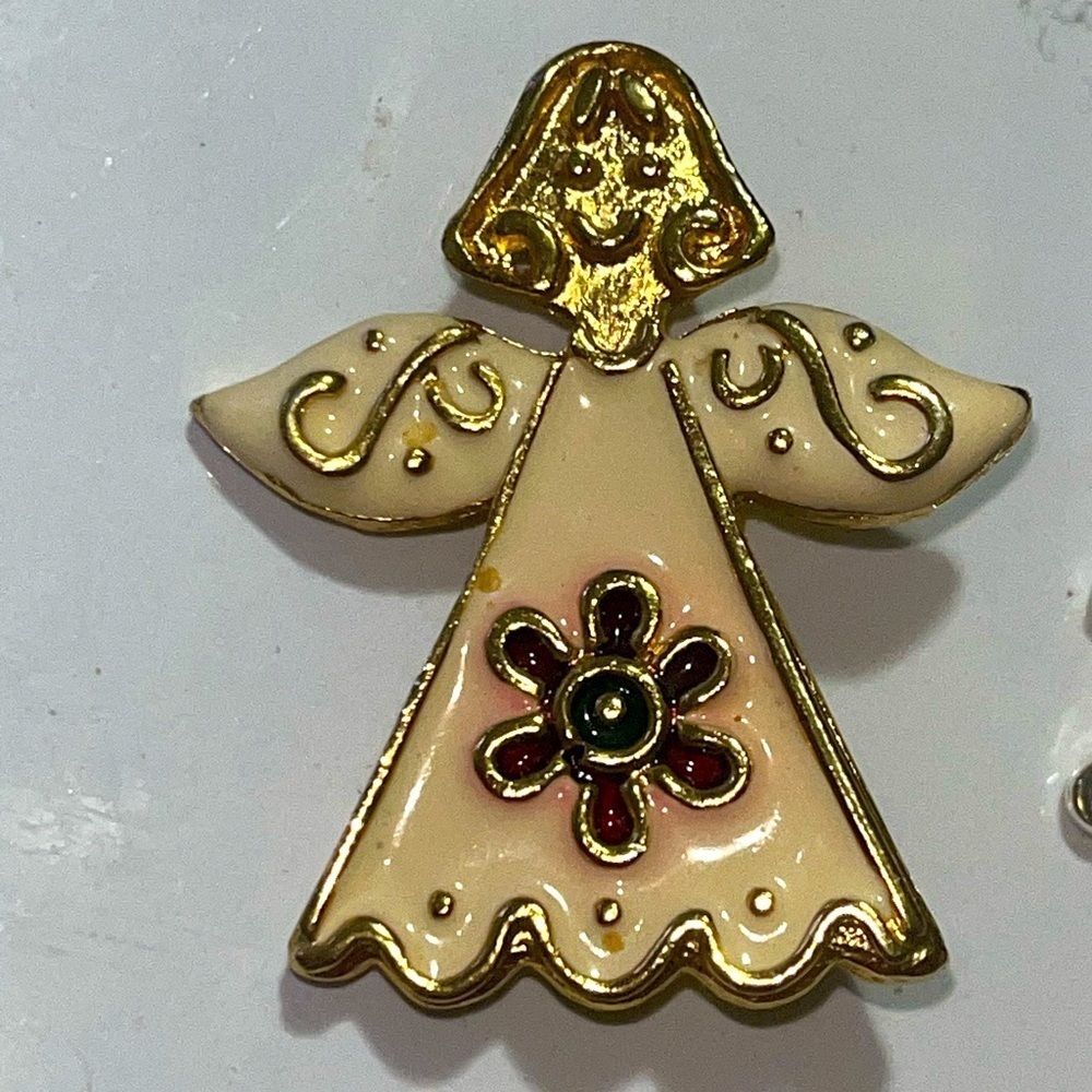 Festive Christmas Brooch, Lot - Picture 2 of 6